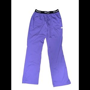 Ladies Purple Greys Anatomy Scrub Pants Medium